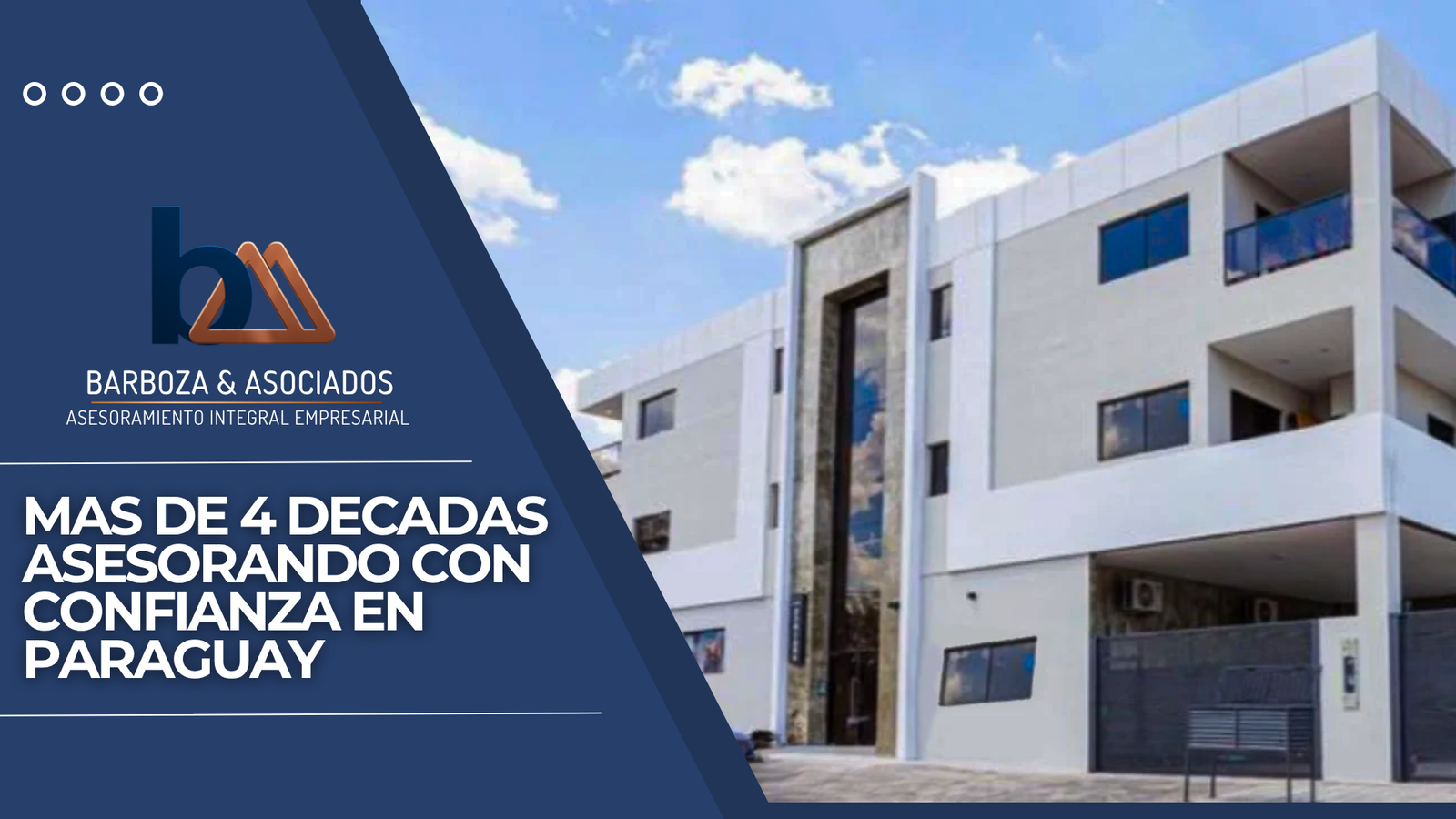 Edificio de Barboza & Asociados, es moderno y se encuentra en Asunción, Paraguay